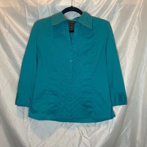 Multiples Blue Cyan Medium long sleeve